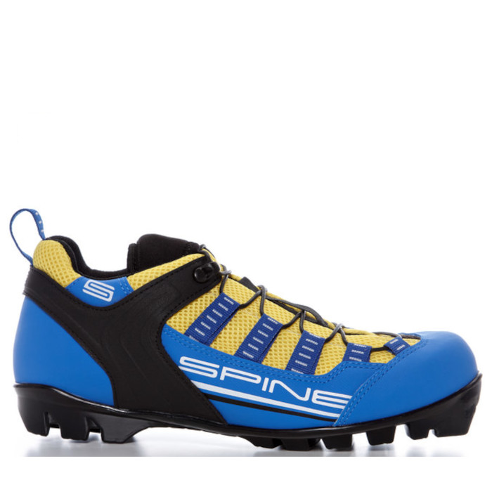 Лыжероллерные ботинки SPINE NNN Skiroll Classic 11 19 синий желтый 39
