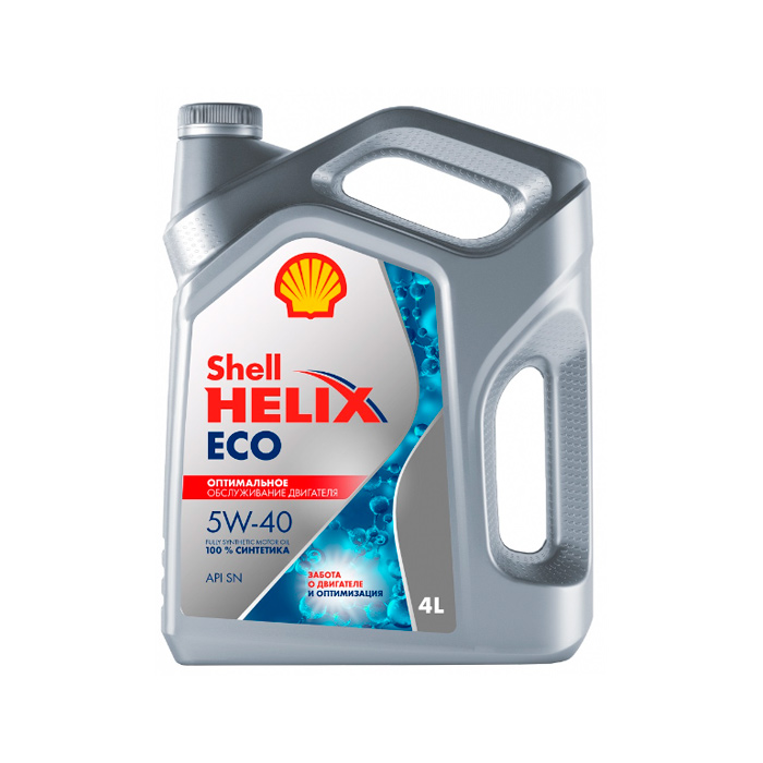 фото Моторное масло shell helix eco 5w-40 550058241, 4 л