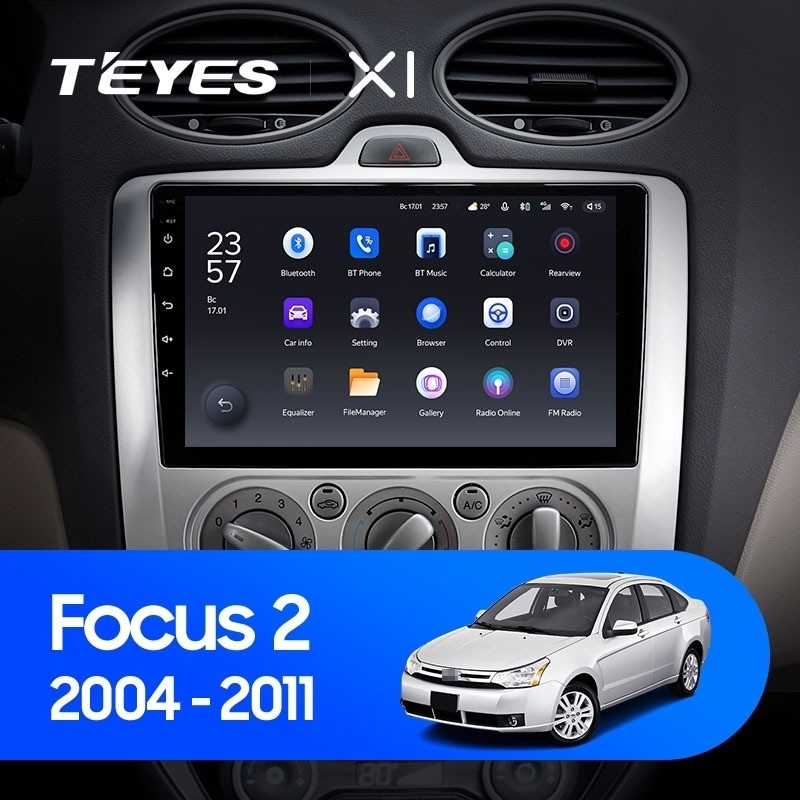Штатная магнитола Teyes X1 4G 232 Ford Focus 2 Mk 2 2005-2010 F2 2670000₽