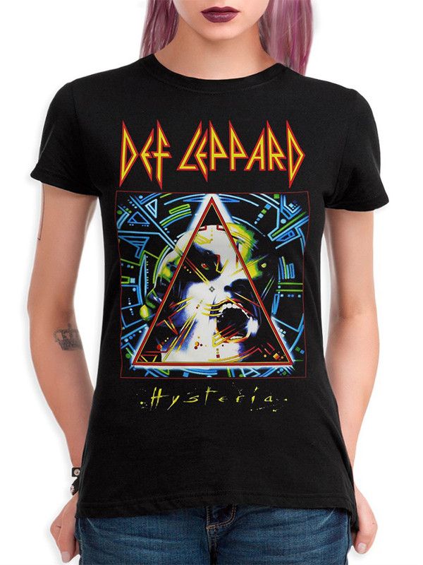 

Футболка женская DreamShirts Studio Def Leppard DEF-94311-1 черная XS, Черный, Def Leppard DEF-94311-1