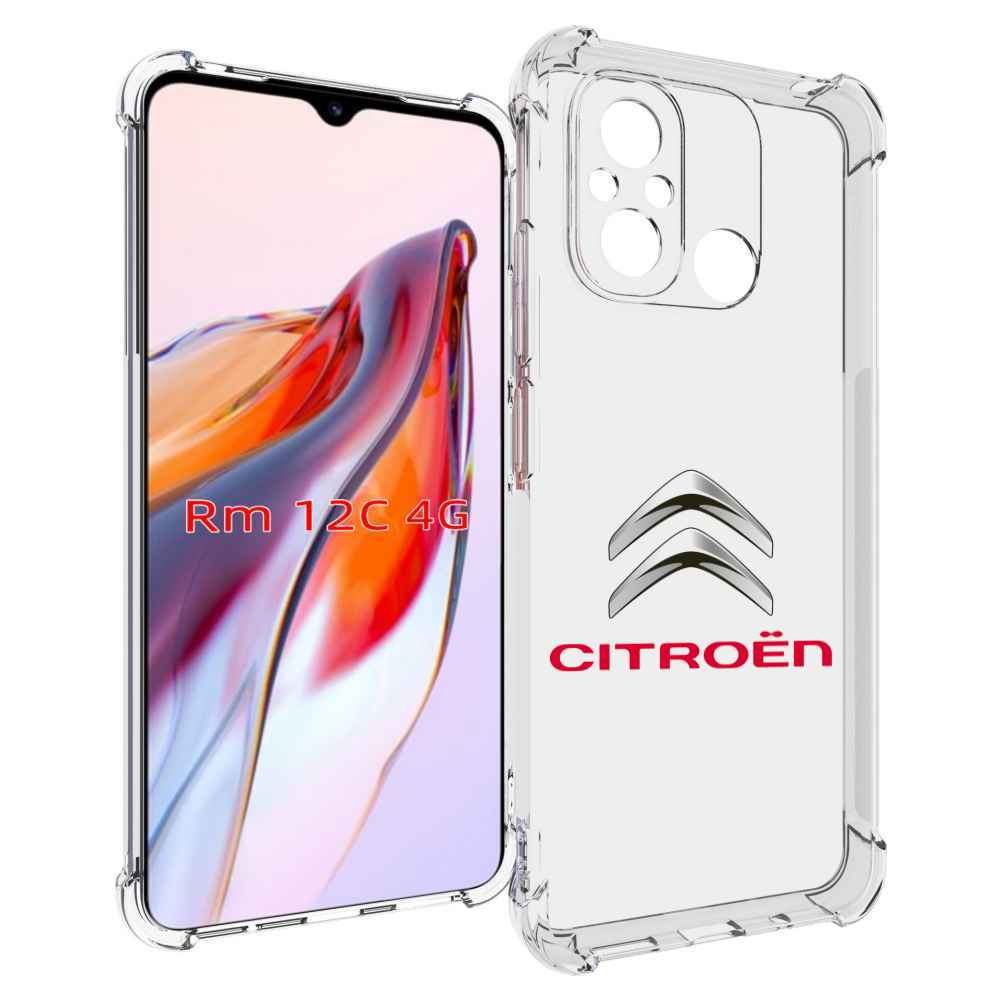 

Чехол MyPads citroen-3 мужской для Xiaomi Redmi 12C / Poco C55, Прозрачный, Tocco