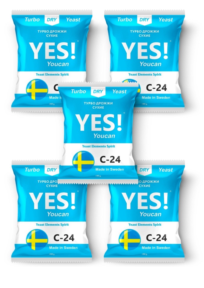 Yes c. Турбо дрожжи Yes! C24 180 гр.. Дрожжи Yes c24. Спиртовые дрожжи Yes. Шведские дрожжи.