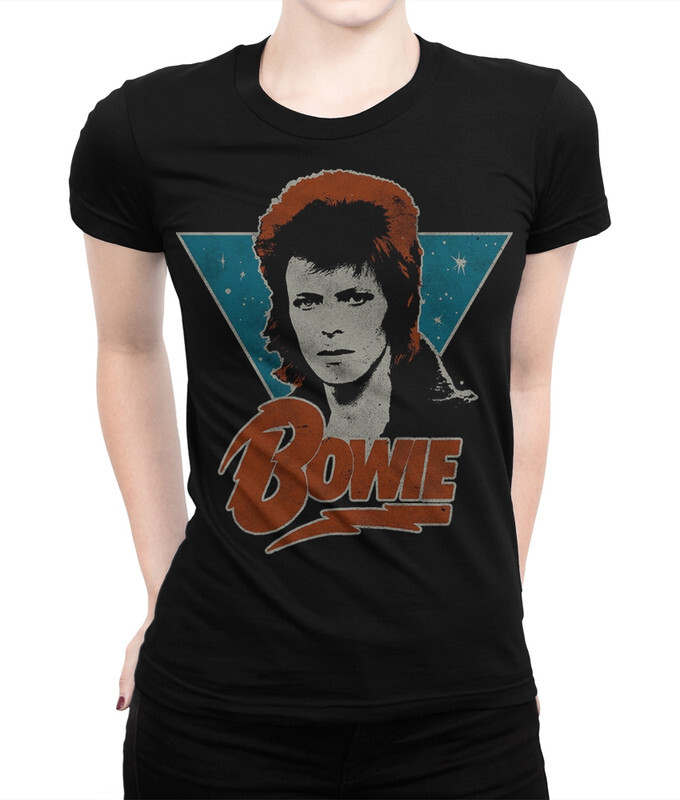 фото Футболка женская dream shirts david bowie - дэвид боуи 331001111 черная 2xl