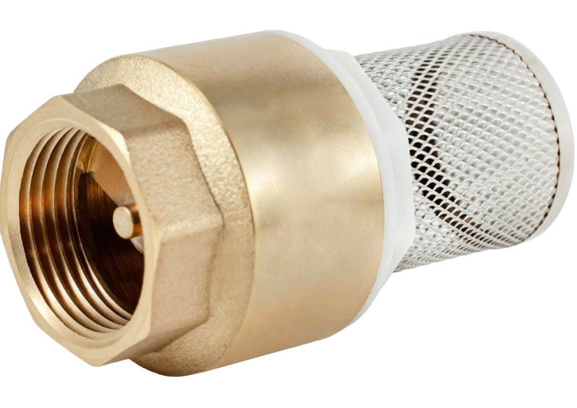 Обратный клапан с фильтром CV1 шланг зубр 40317 1 4 всасывающий с фильтром и обратным клапаном 4 м 1