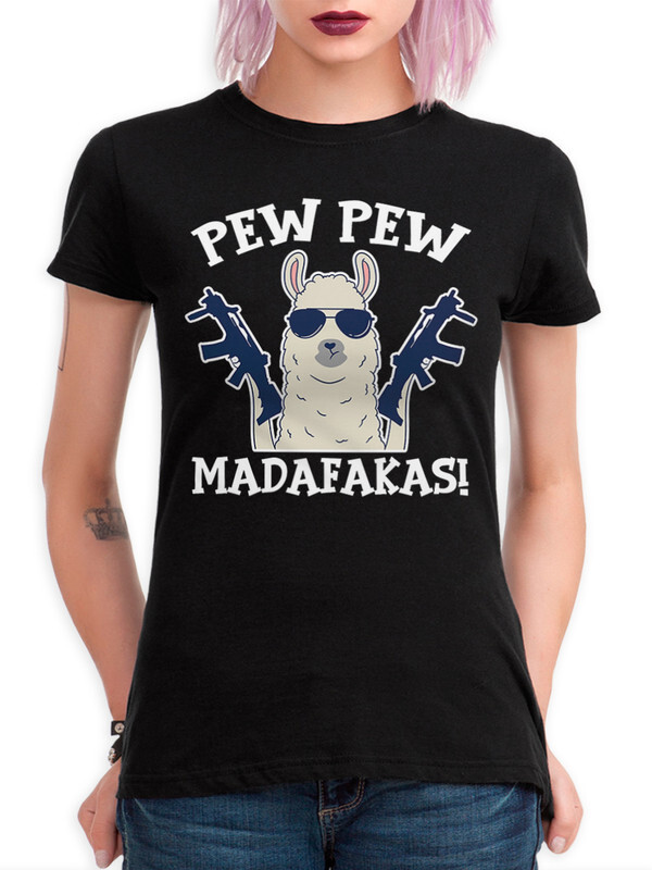 

Футболка женская DreamShirts Studio Лама-Гангстер DSN-301213b-1 черная L, Черный, Лама-Гангстер DSN-301213b-1