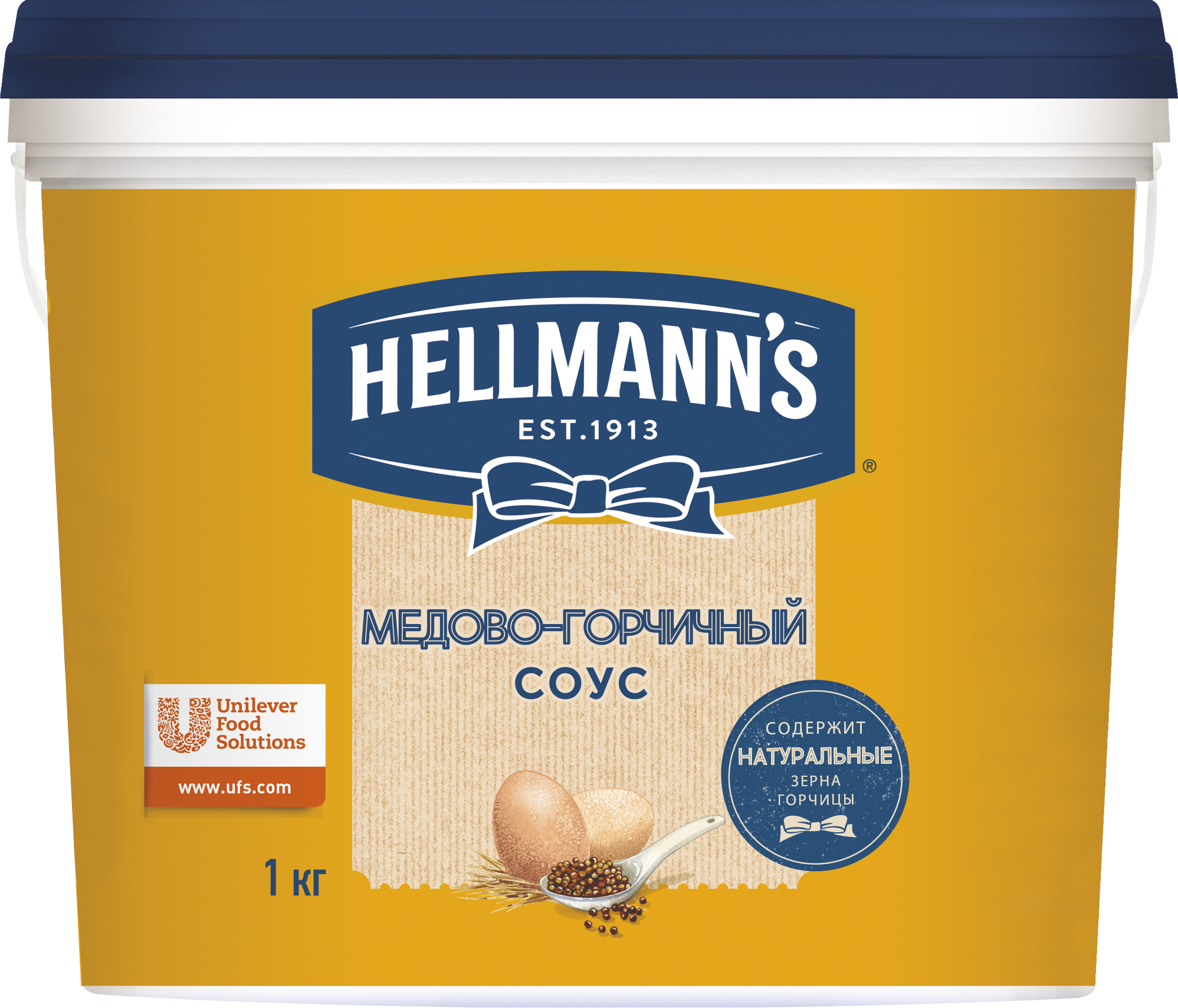 фото Соус hellmann`s медово-горчичный 1 кг hellmann's real