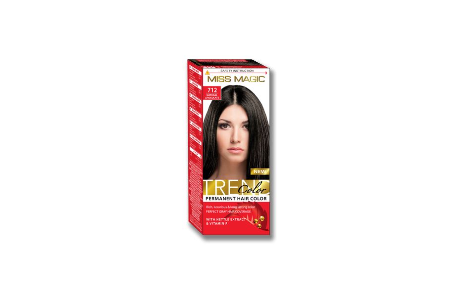 Краска Miss Magic для волос 712 натуральный шоколад белита color lux бальзам для волос оттенночный тон 08 молочный шоколад 100 мл 3шт