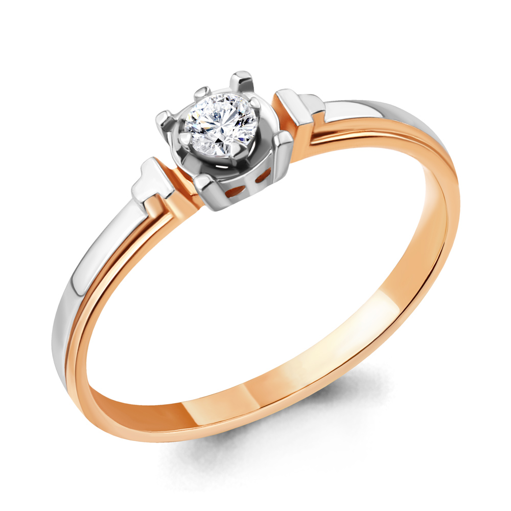 

Кольцо из красного золота с бриллиантом Aquamarine Aquamarine 963691к_585_кз р, 963691к_585_кз