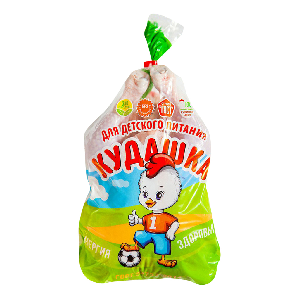 

Тушка цыпленка-бройлера Кудашка Энергия здоровья для детского питания с 3 лет +-1,75 кг