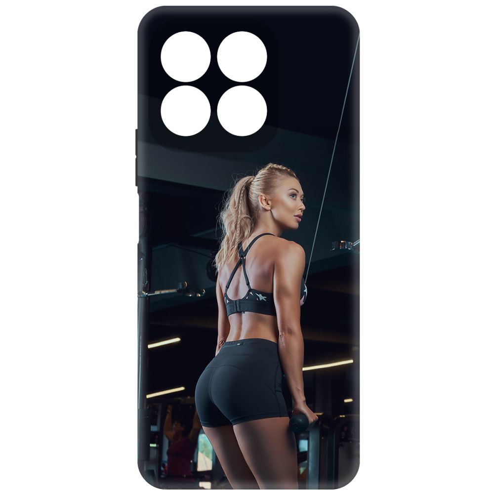 

Чехол-накладка Krutoff Soft Case Шорты женские для Honor X8b черный
