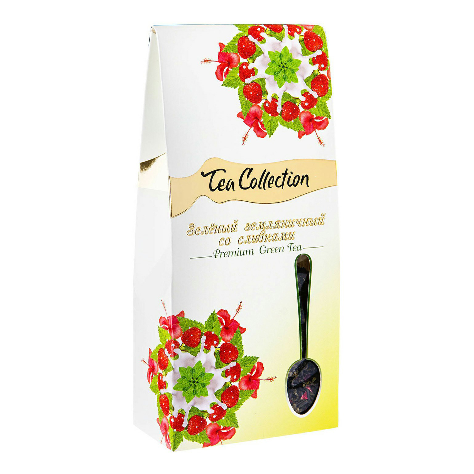 

Чай зеленый Tea Collection Земляничный со сливками 100 г