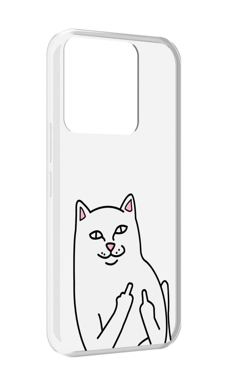

Чехол MyPads котяра для Tecno Spark Go 2022 / Tecno Spark 8C, Прозрачный, Tocco