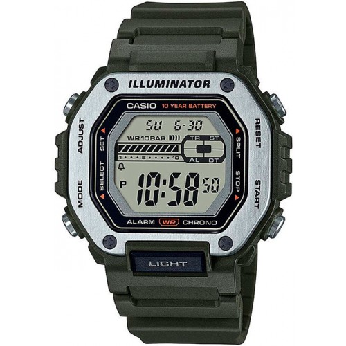 

Наручные часы мужские Casio MWD-110H-3A серые, MWD-110H-3A