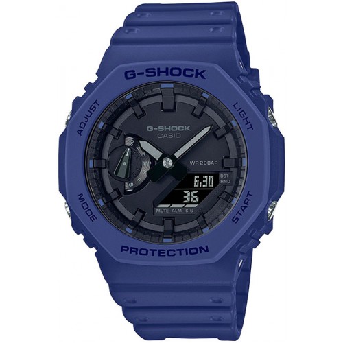 

Наручные часы мужские Casio GA-2100-2A синие, GA-2100-2A