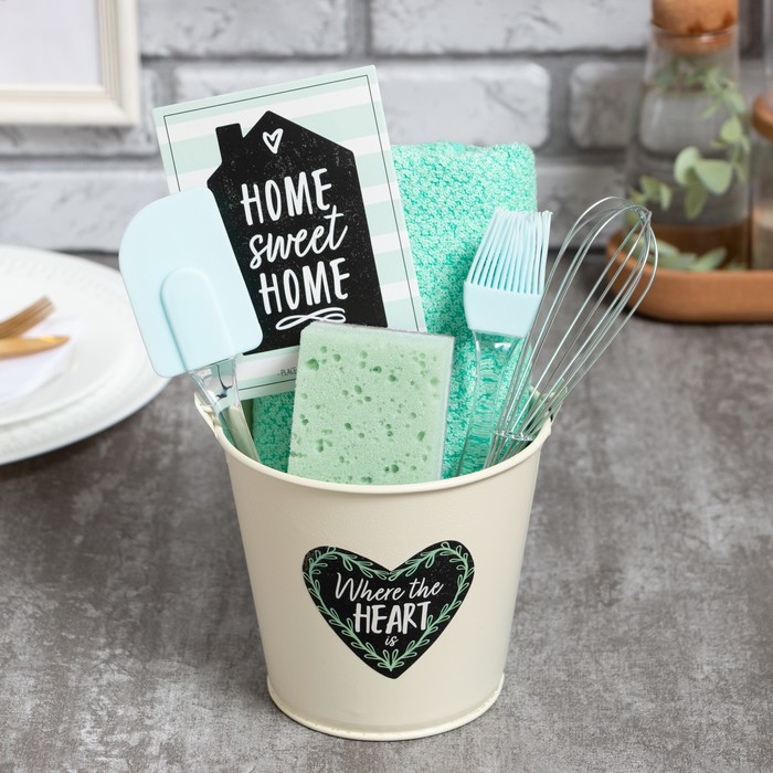 

Набор подарочный Sweet home, Белый;голубой