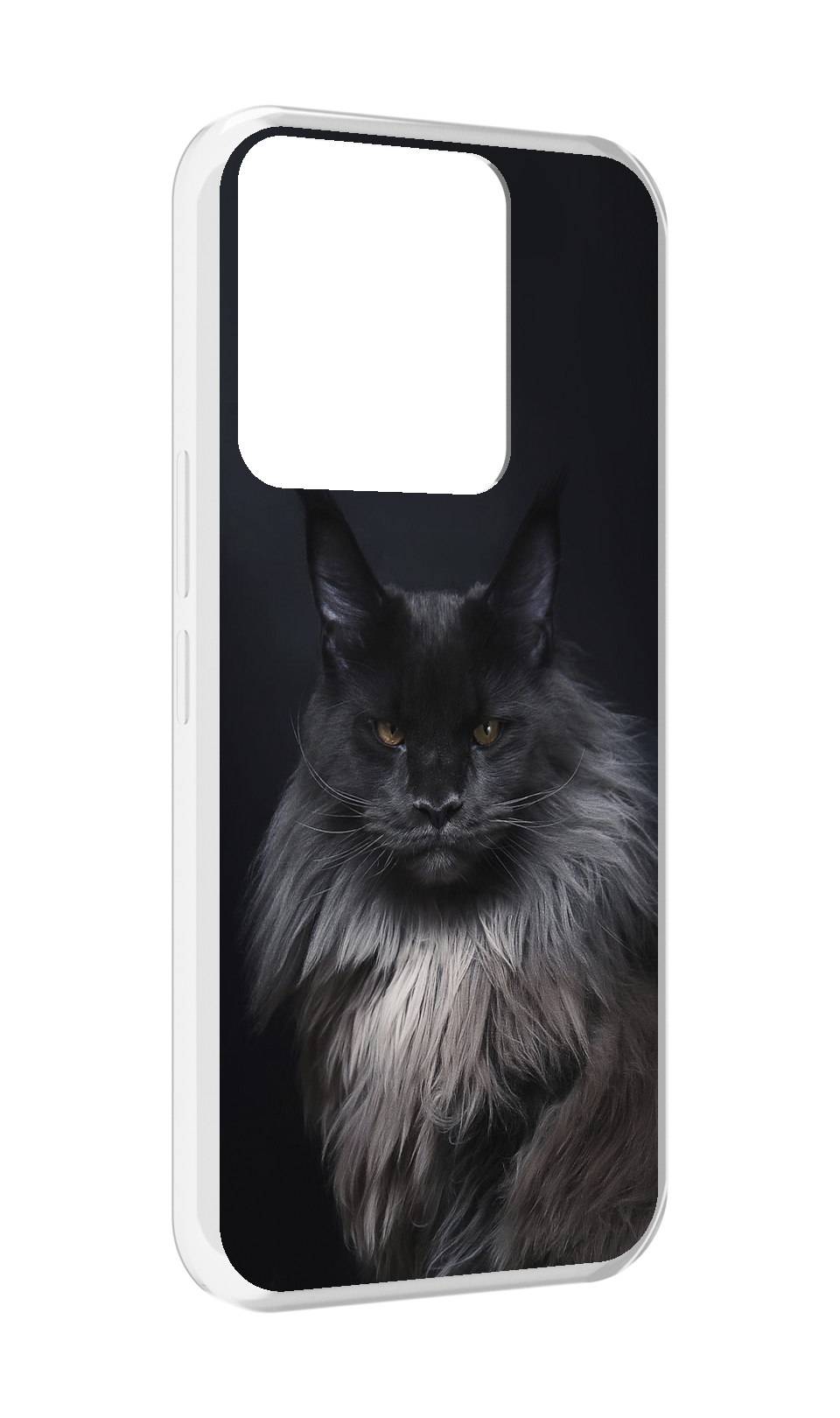 

Чехол MyPads кошка меин кун 2 для Tecno Spark Go 2022 / Tecno Spark 8C, Прозрачный, Tocco