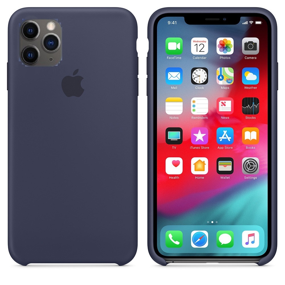 

Чехол для Apple iPhone 13 Pro Silicone Case (Космический синий)