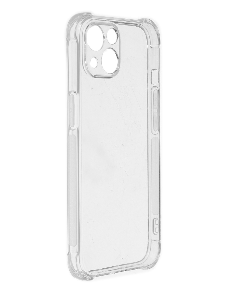 фото Чехол broscorp для apple iphone 13 transparent ip13-hard-tpu-transparent