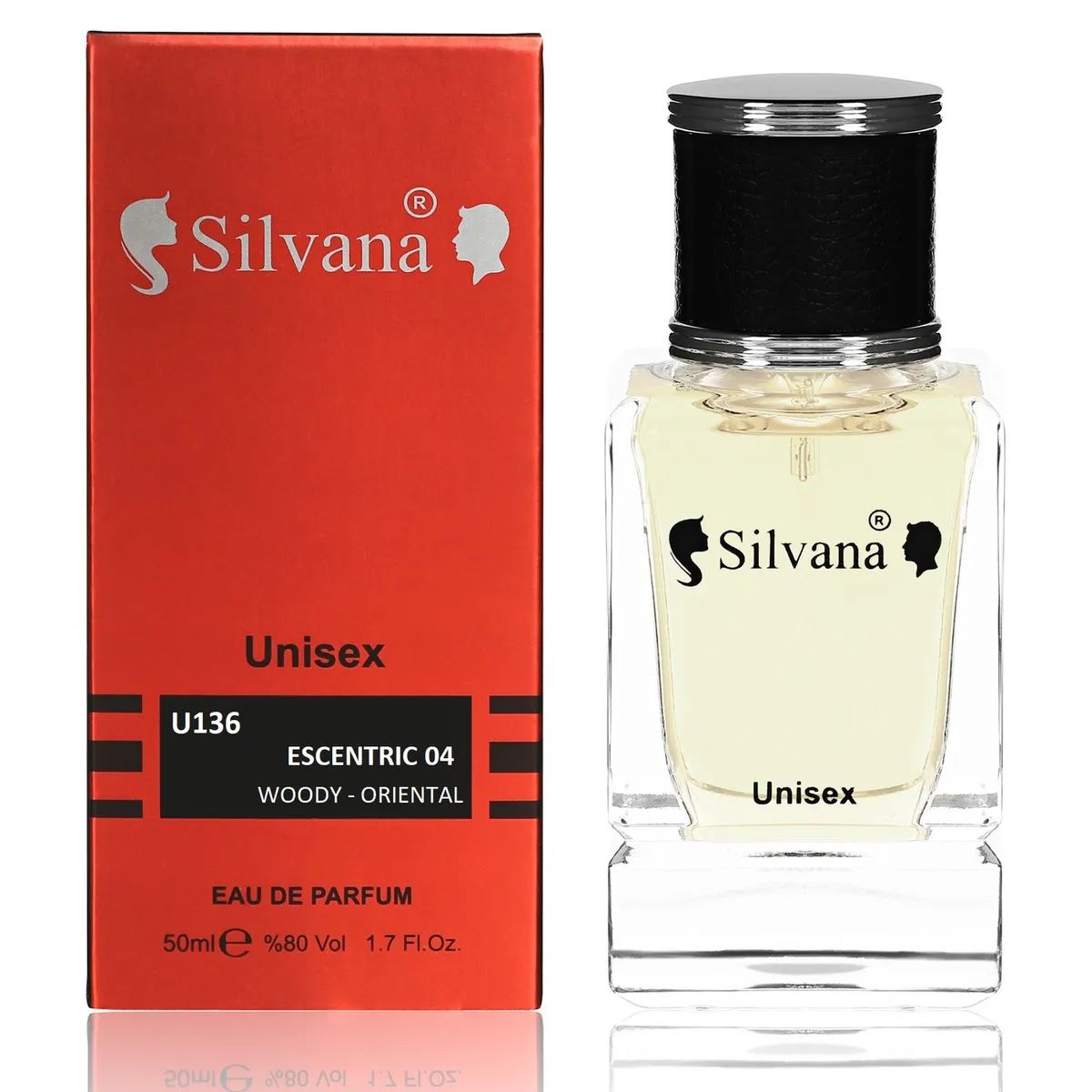 

Парфюмерная вода Silvana U136 ESCENTRIC 04, 50 ml, U136 Escentric 04 Unisex, 50 мл