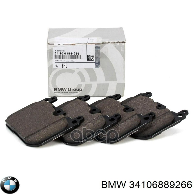 

Колодки тормозные ORG 1шт BMW 34106889266