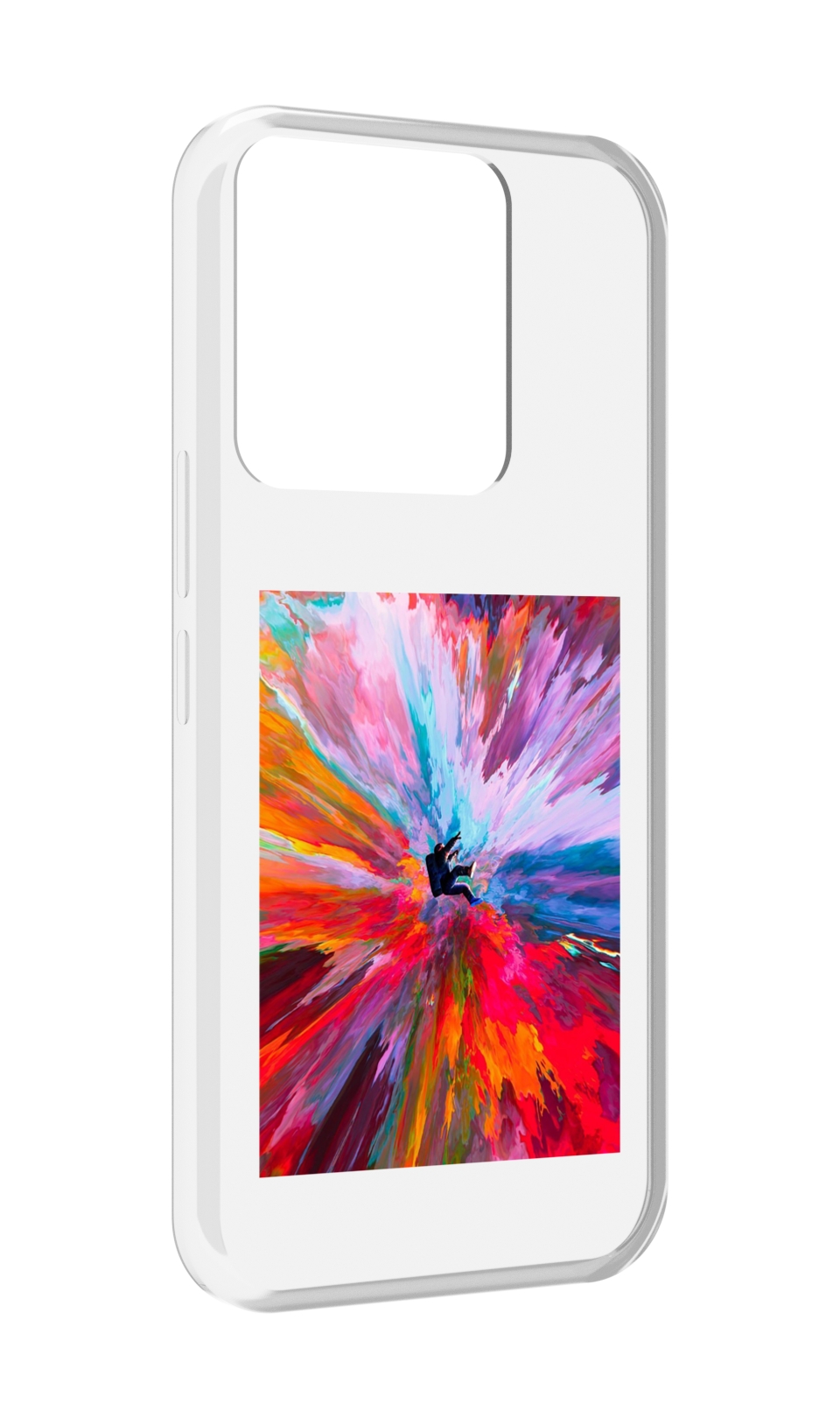 

Чехол MyPads красочный астранавт для Tecno Spark Go 2022 / Tecno Spark 8C, Прозрачный, Tocco