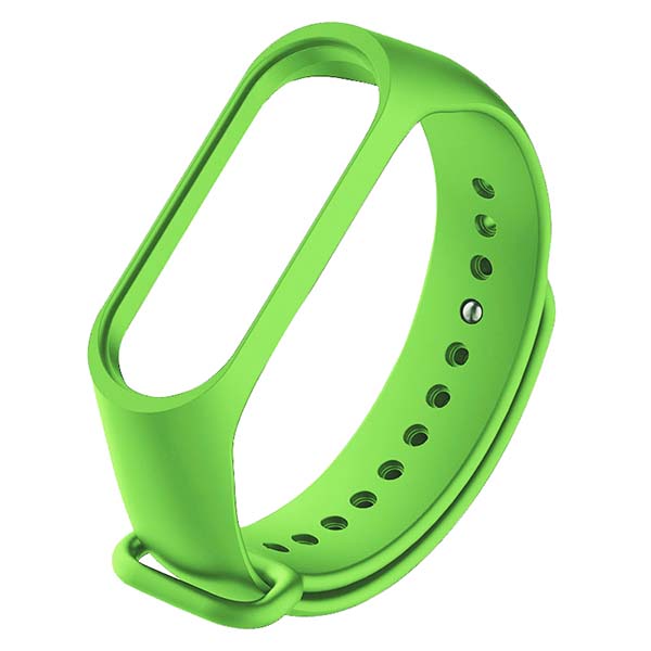 

Силиконовый ремешок для Xiaomi Mi Band 3/4 (Салатовый)