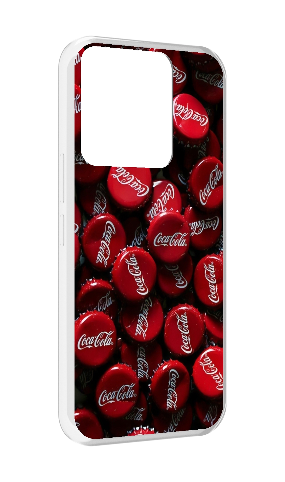 

Чехол MyPads крышки от кокаколы для Tecno Spark Go 2022 / Tecno Spark 8C, Прозрачный, Tocco