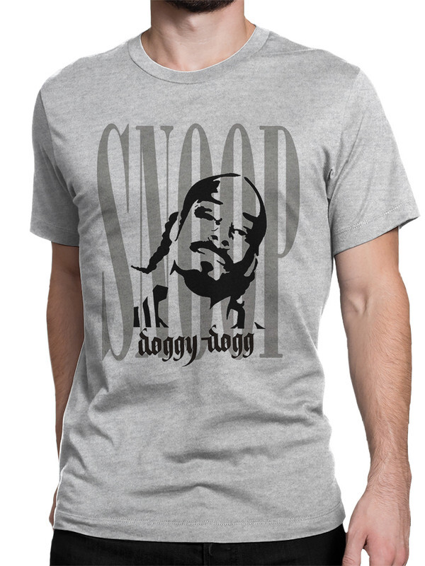 

Футболка мужская Dream Shirts Снуп Дог - Snoop Dogg серая 3XL, Снуп Дог - Snoop Dogg