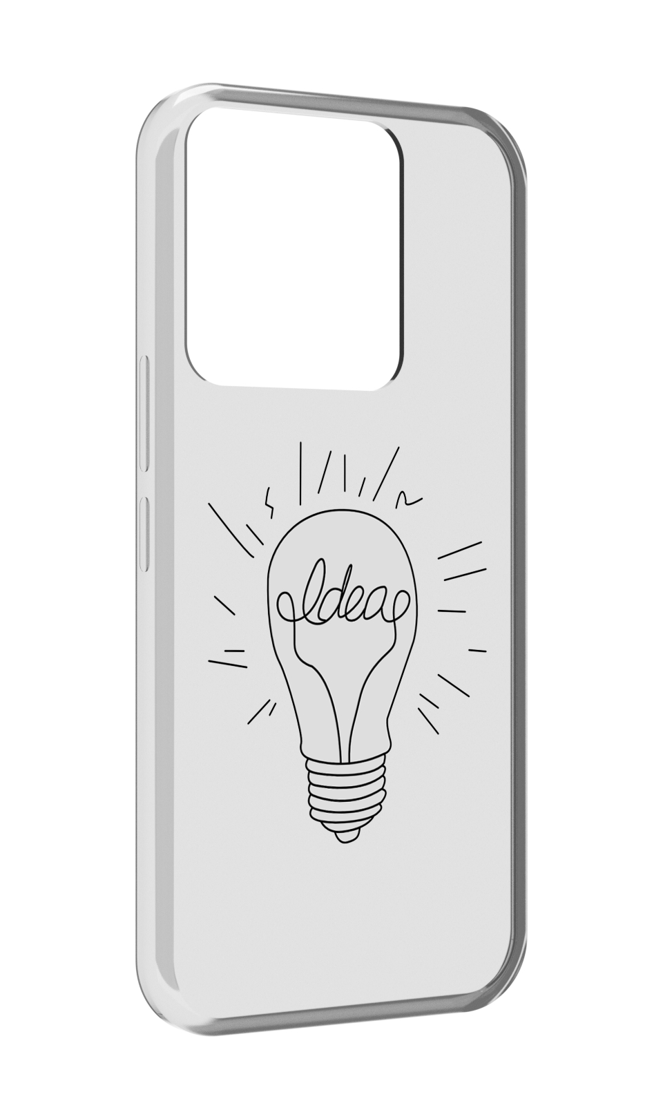 

Чехол MyPads лампочка-с-идеей для Tecno Spark Go 2022 / Tecno Spark 8C, Прозрачный, Tocco