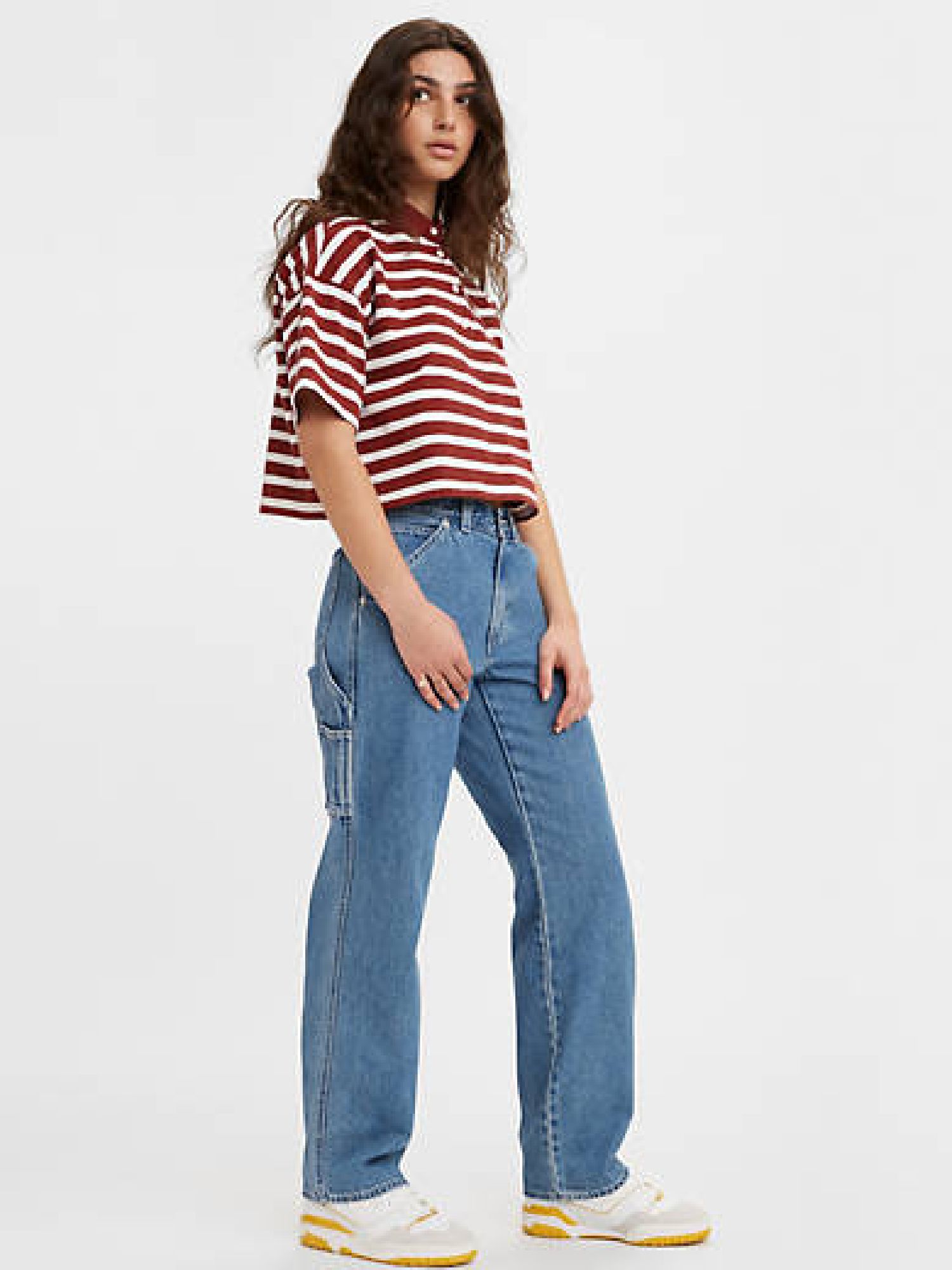 

Джинсы женские Levi's A3497-0003 синие 29-28, Синий, Baggy Dad Jeans