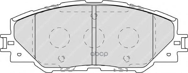 

Тормозные колодки Toyota дисковые 446542190