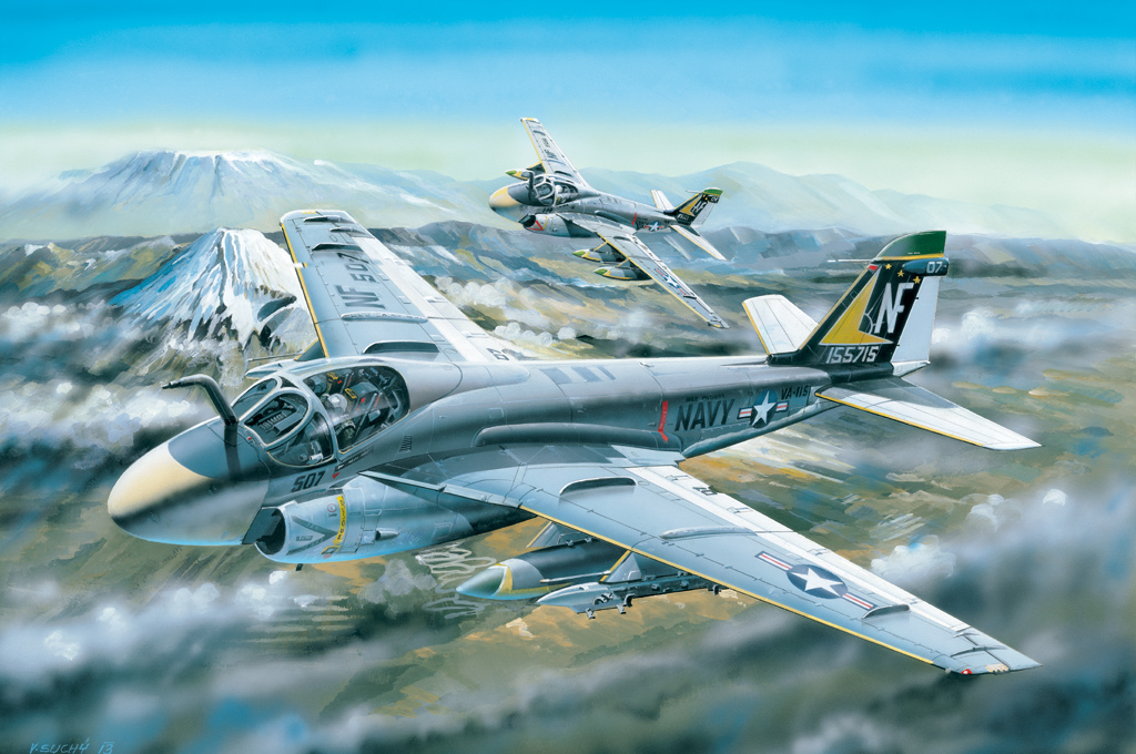 

Сборная модель HobbyBoss 1/48 Штурмовик A-6A Intruder 81708