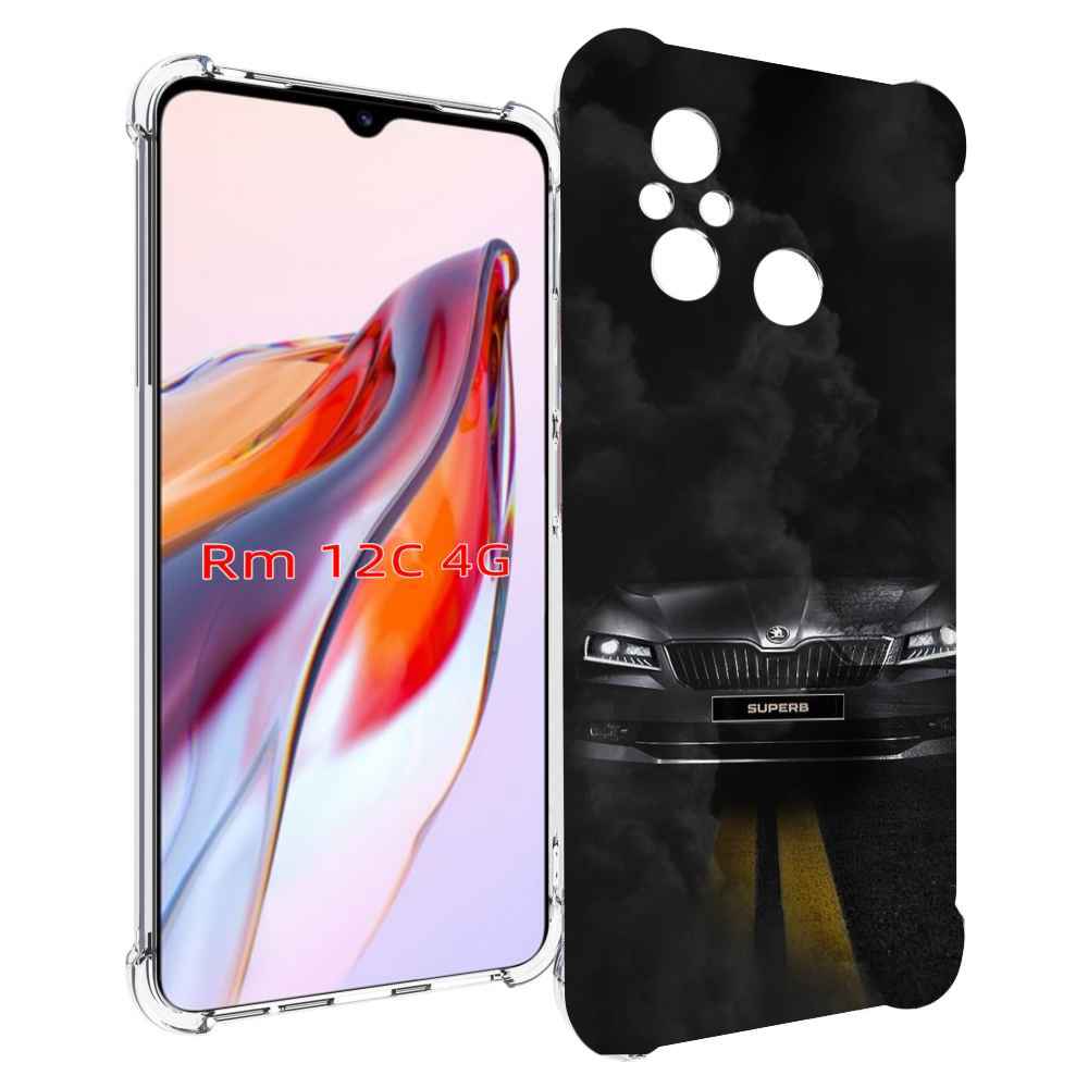 

Чехол MyPads skoda шкода 1 для Xiaomi Redmi 12C / Poco C55, Прозрачный, Tocco