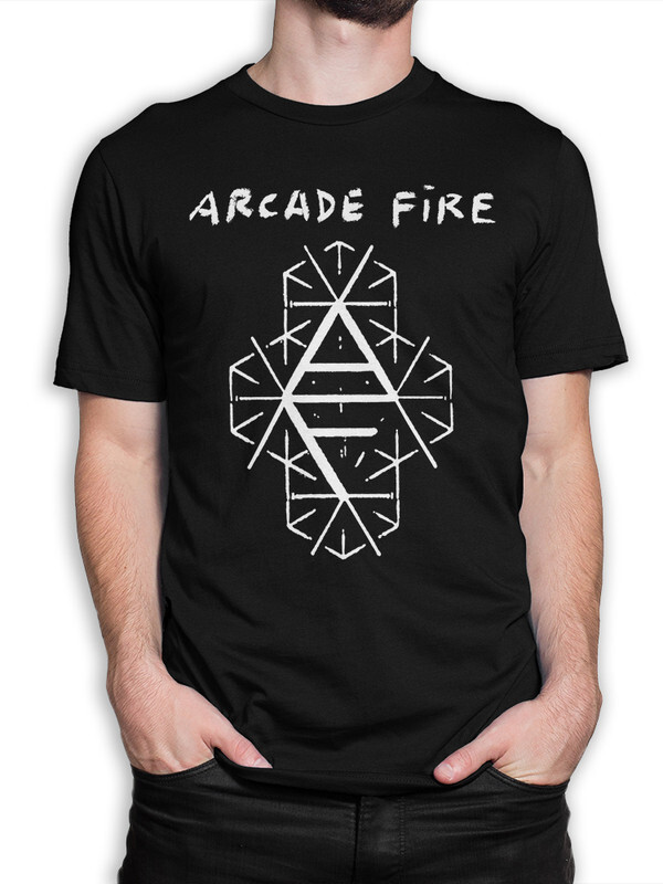 фото Футболка мужская design heroes arcade fire черная 2xl