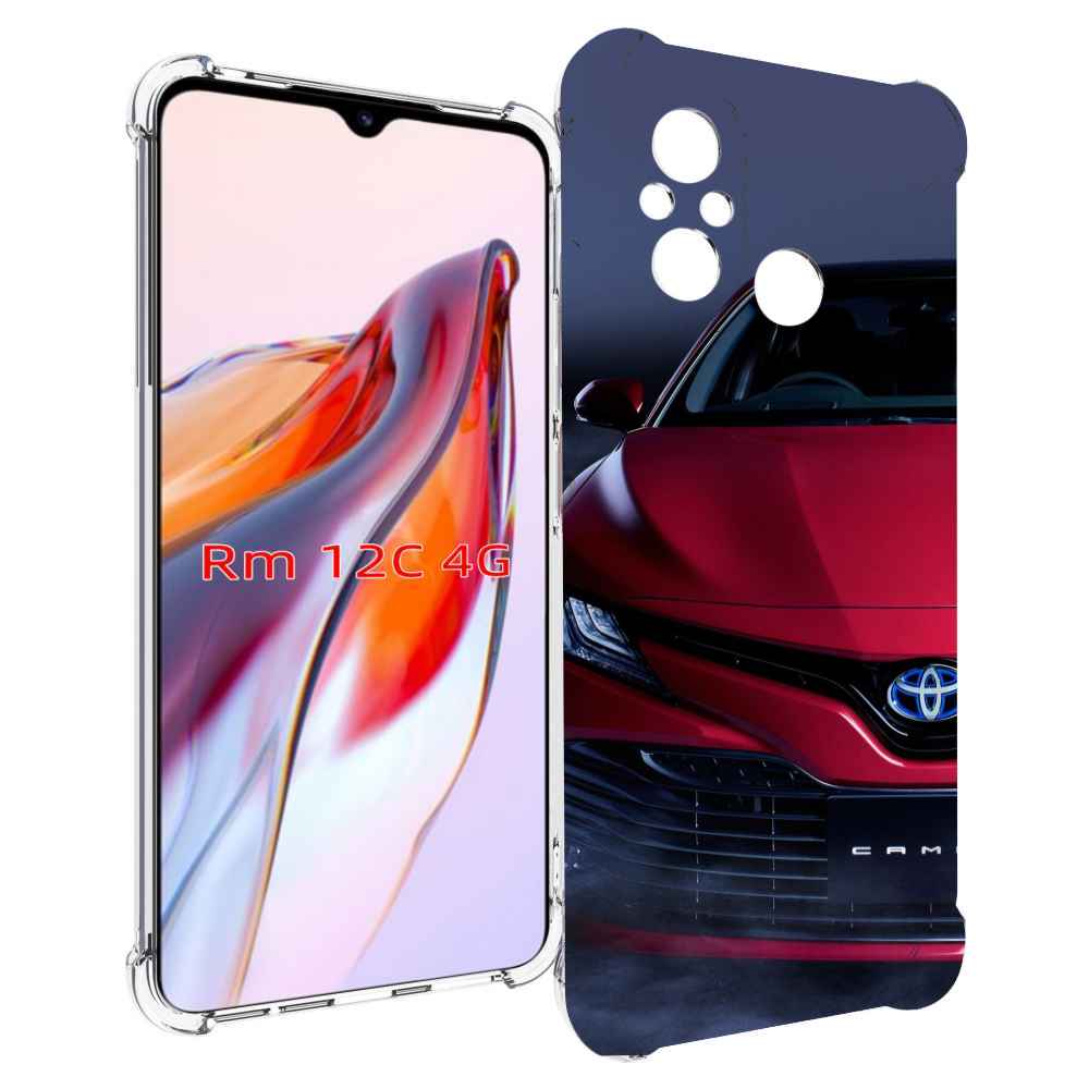 

Чехол MyPads toyota тоиота 1 для Xiaomi Redmi 12C / Poco C55, Прозрачный, Tocco