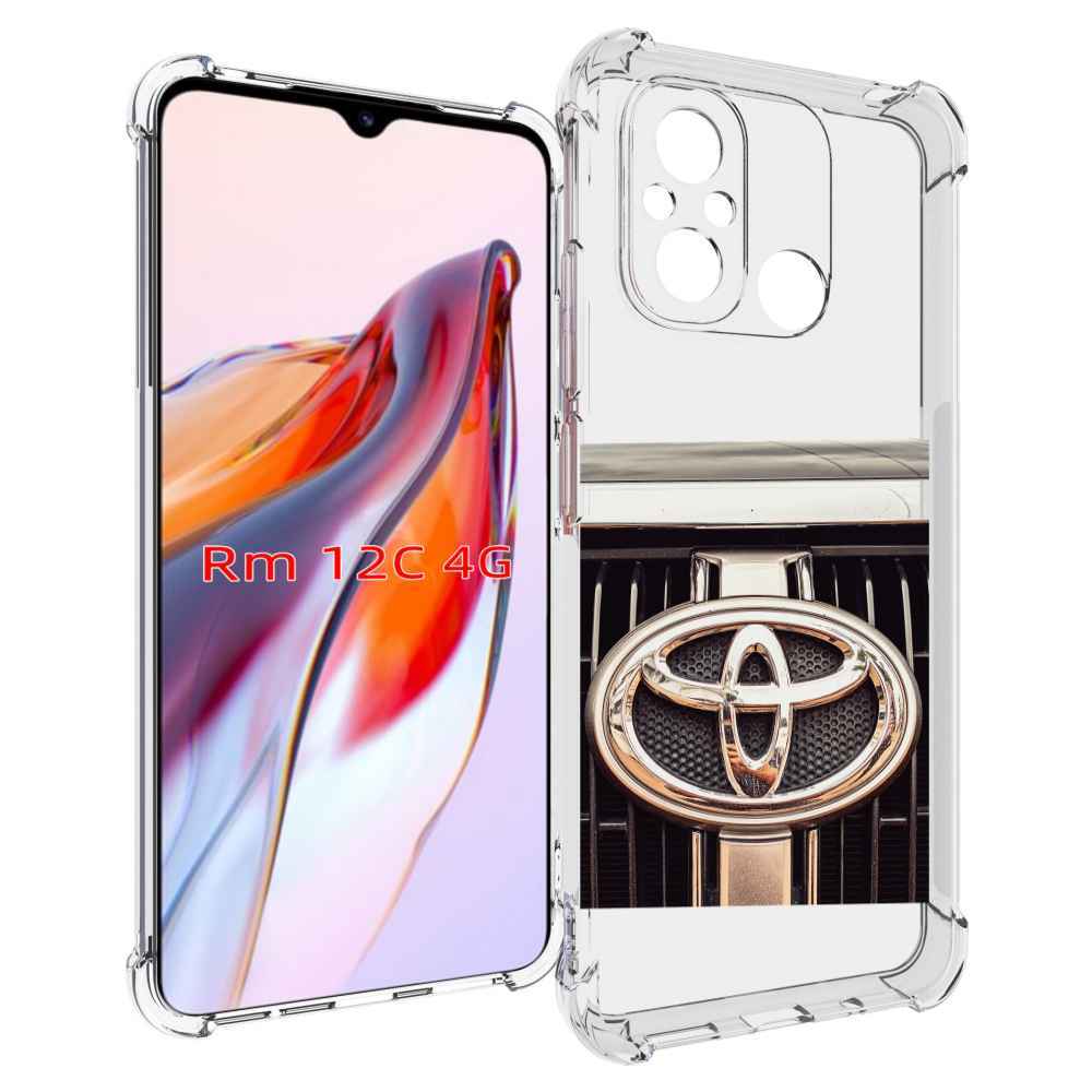 

Чехол MyPads toyota тоиота 3 для Xiaomi Redmi 12C / Poco C55, Прозрачный, Tocco