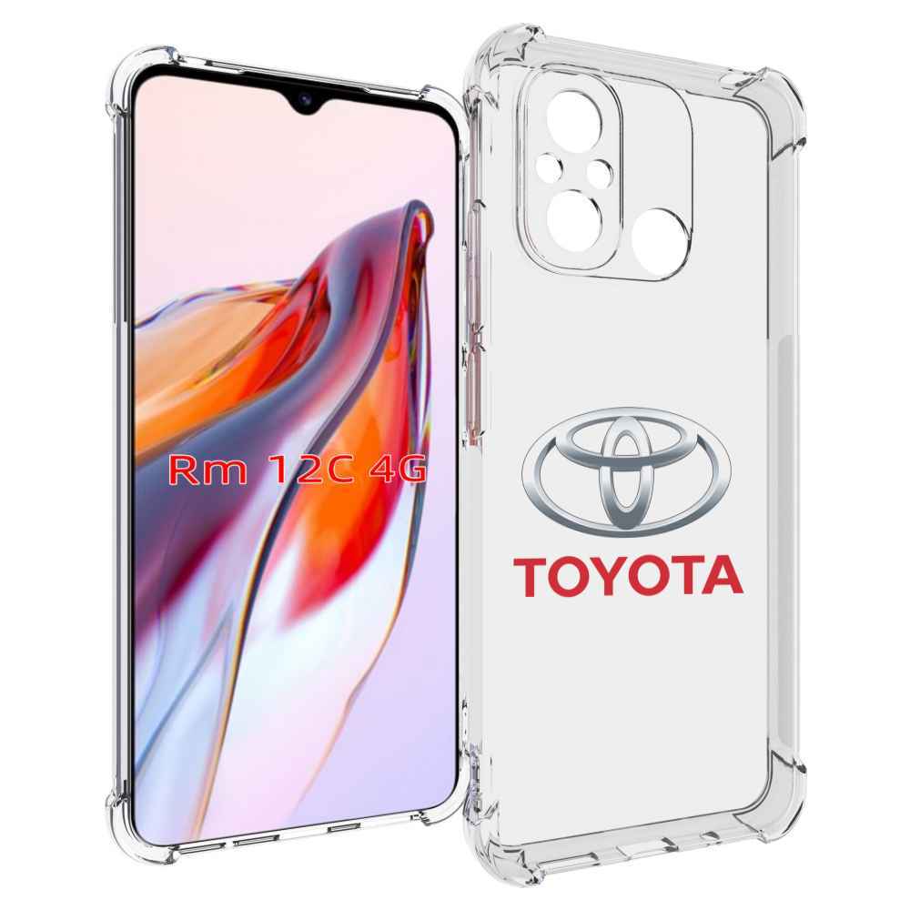 

Чехол MyPads toyota-тоиота-4 мужской для Xiaomi Redmi 12C / Poco C55, Прозрачный, Tocco