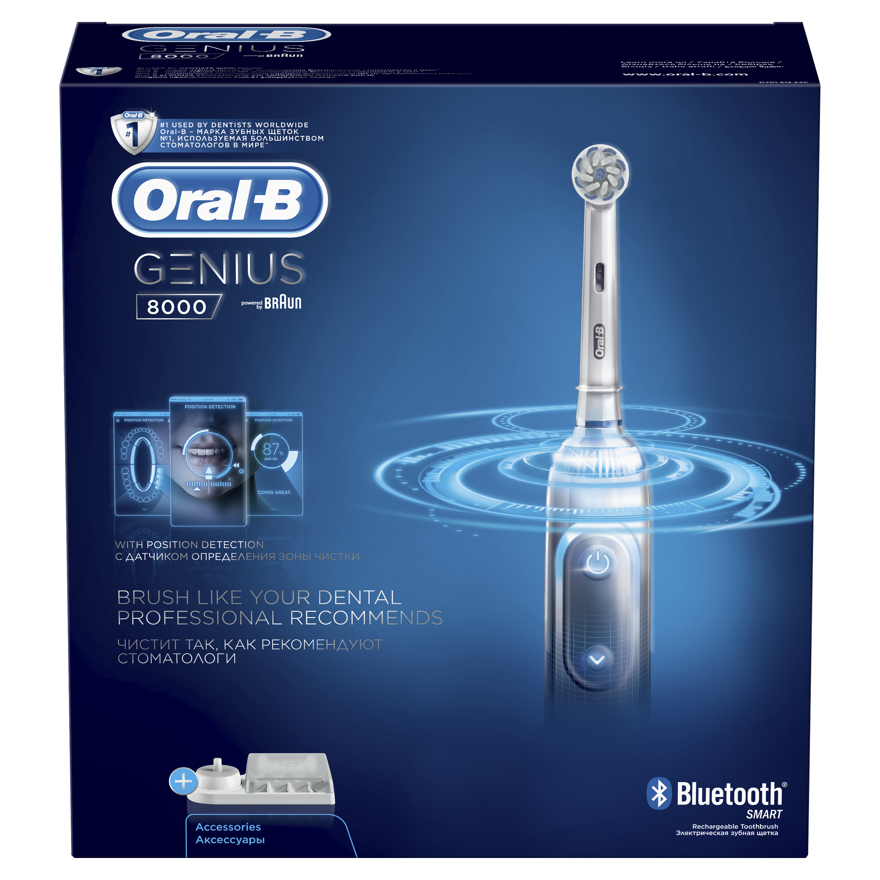 фото Зубная щетка oral-b genius 8000 электрическая