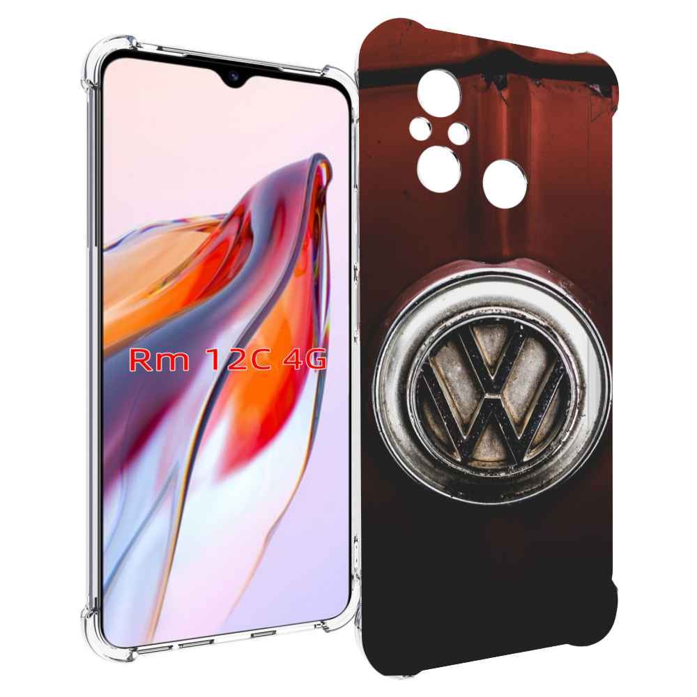

Чехол MyPads volkwagen фольскваген 1 мужской для Xiaomi Redmi 12C / Poco C55, Прозрачный, Tocco