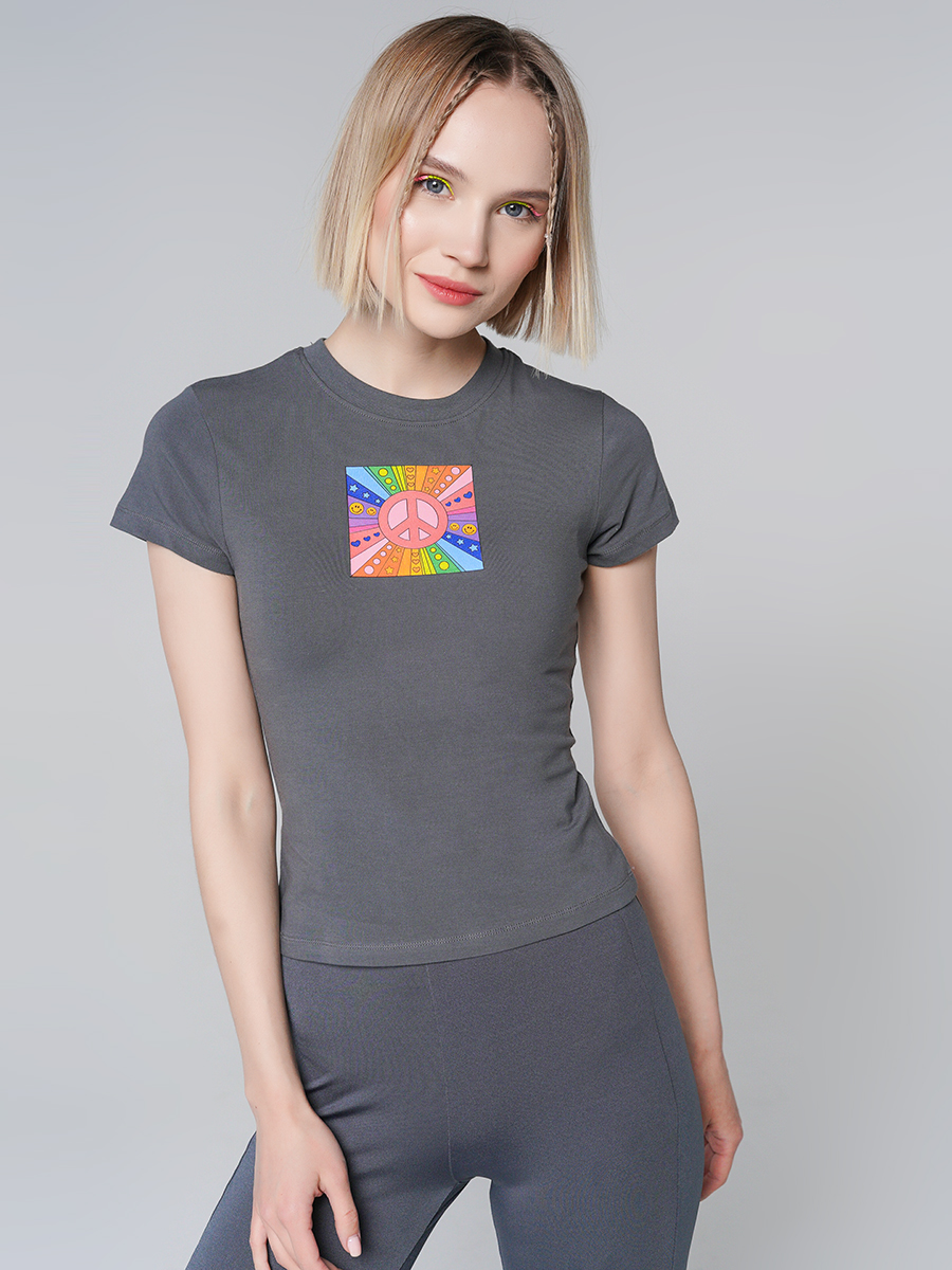 

Футболка женская ТВОЕ 88939 серая XL, 88939