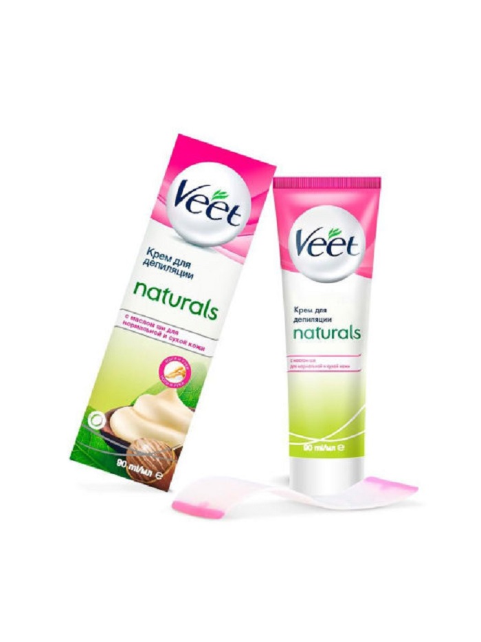 фото Крем для депиляции veet naturals с маслом виноградной косточки 100мл