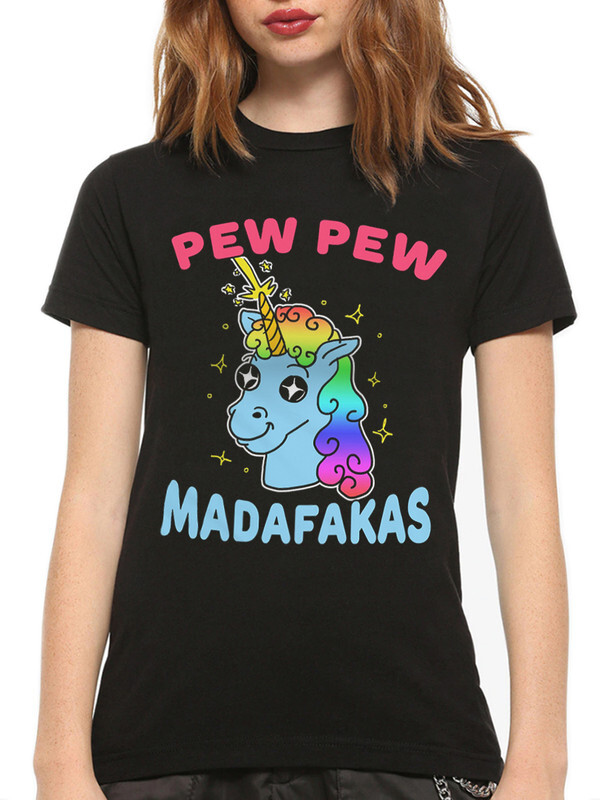 

Футболка женская DreamShirts Studio Радужный единорог DSN-792345-1 черная 2XL, Черный, Радужный единорог DSN-792345-1