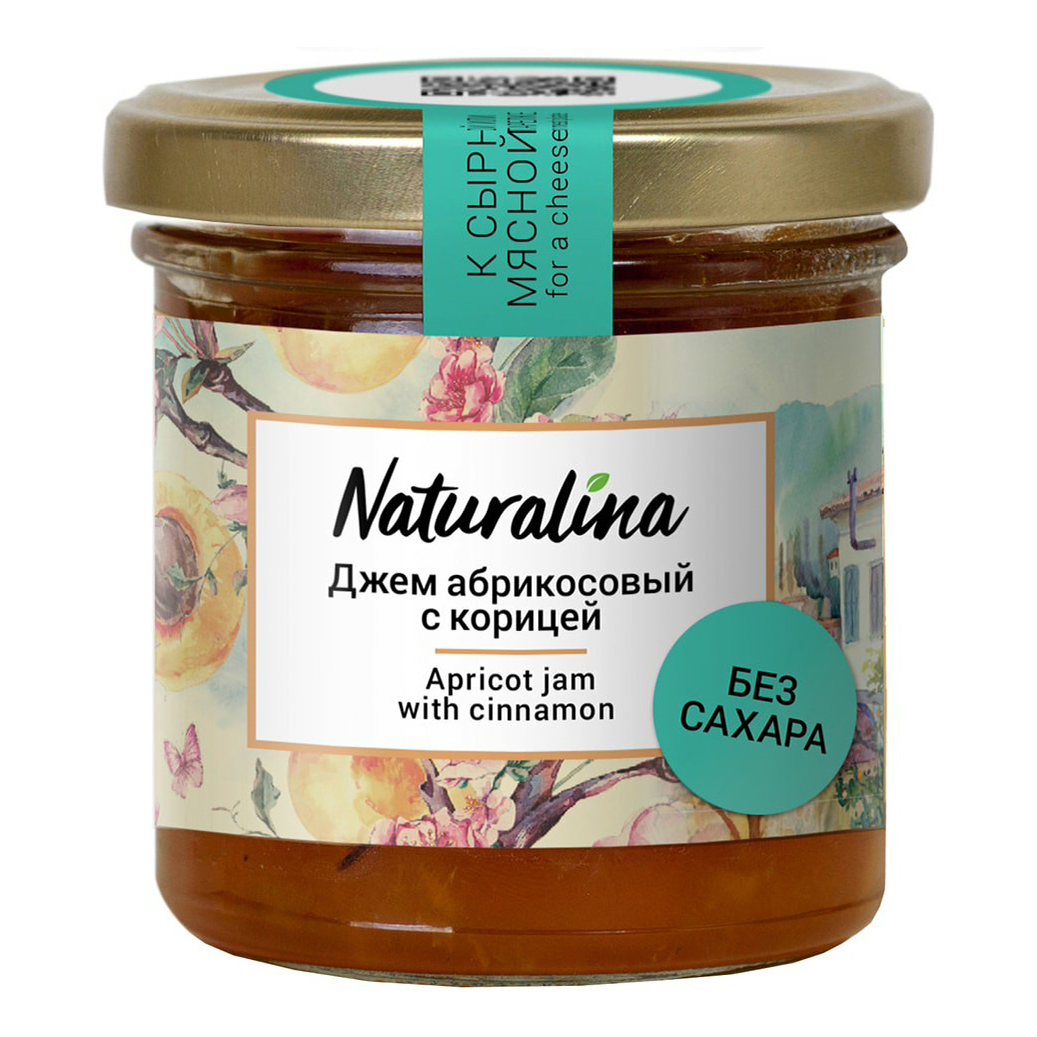 

Джем Naturalina Абрикосовый с корицей 170 г