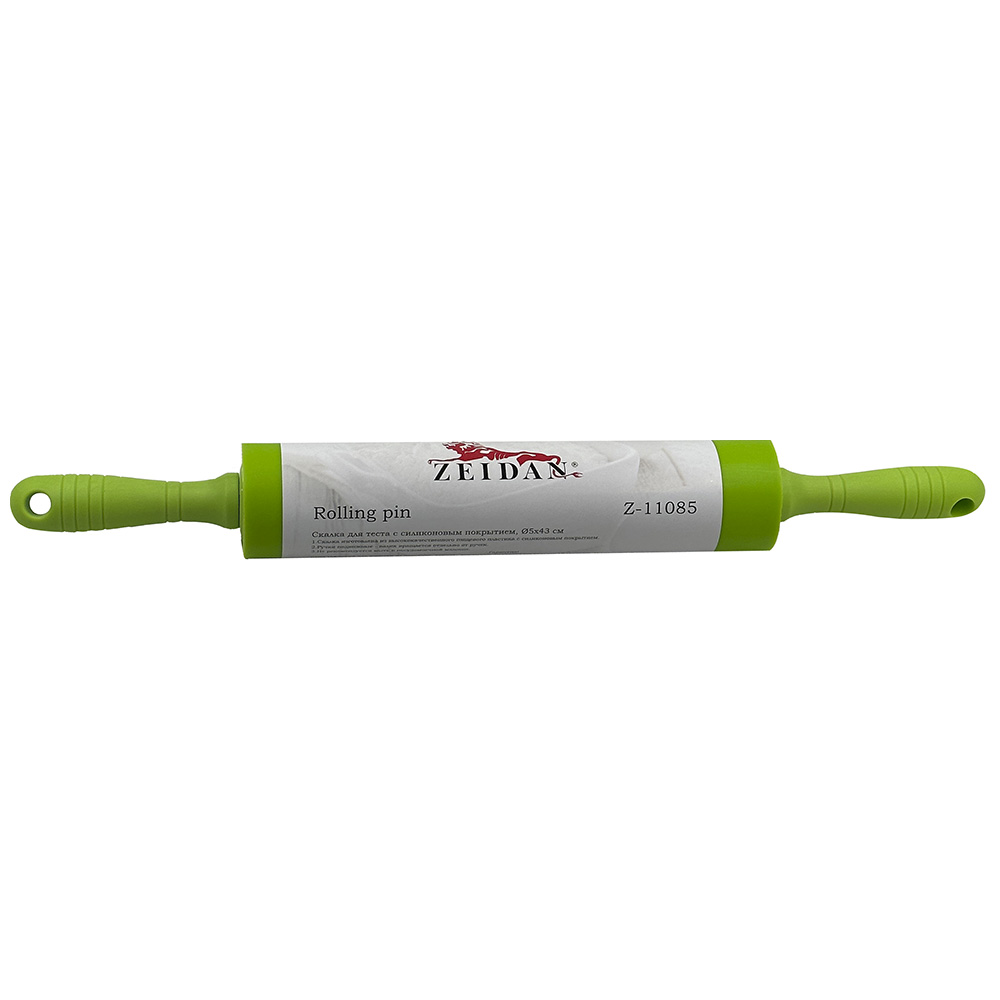Скалка для теста ZEIDAN Z-11085 зелёная