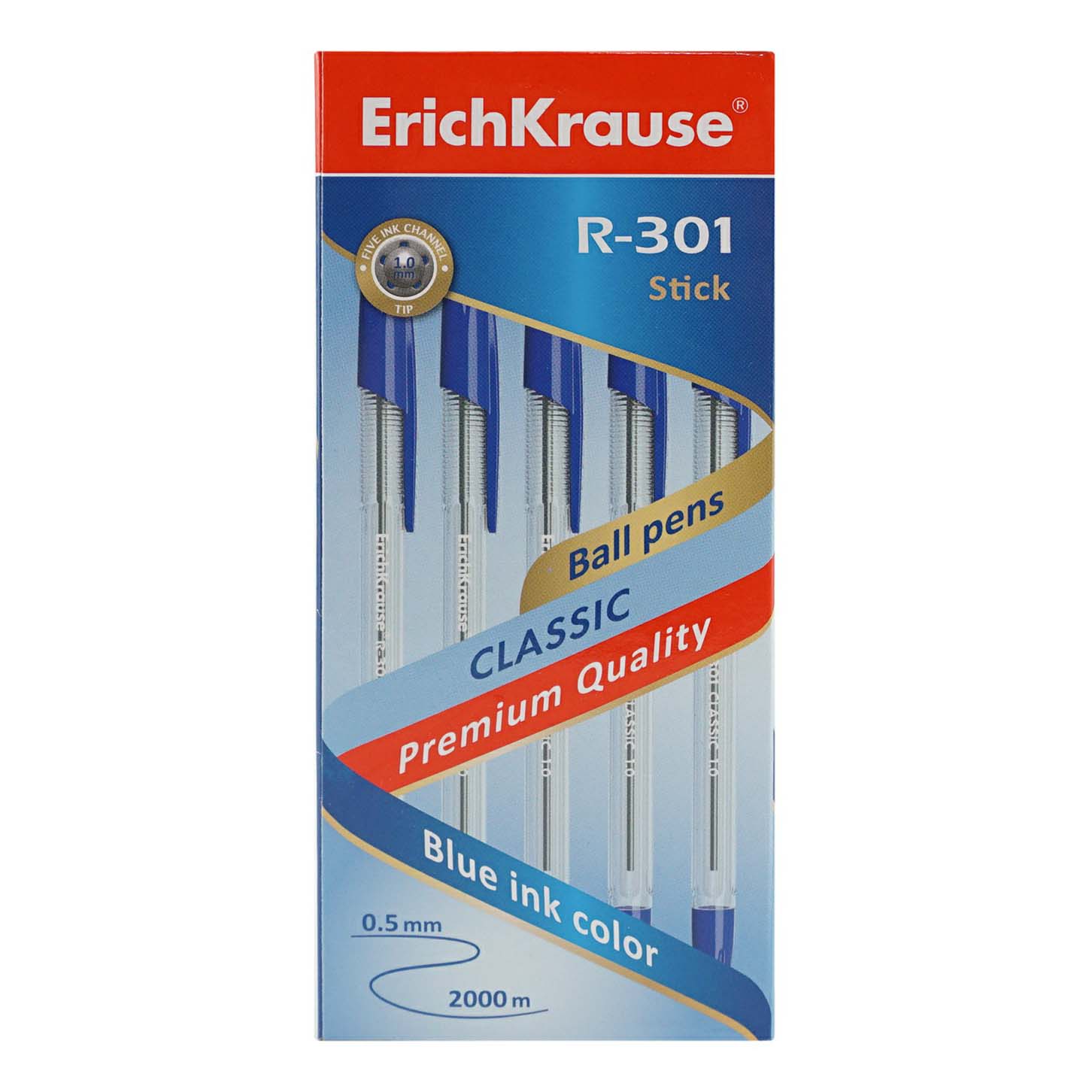 

Ручка шариковая ErichKrause R-301 в ассортименте
