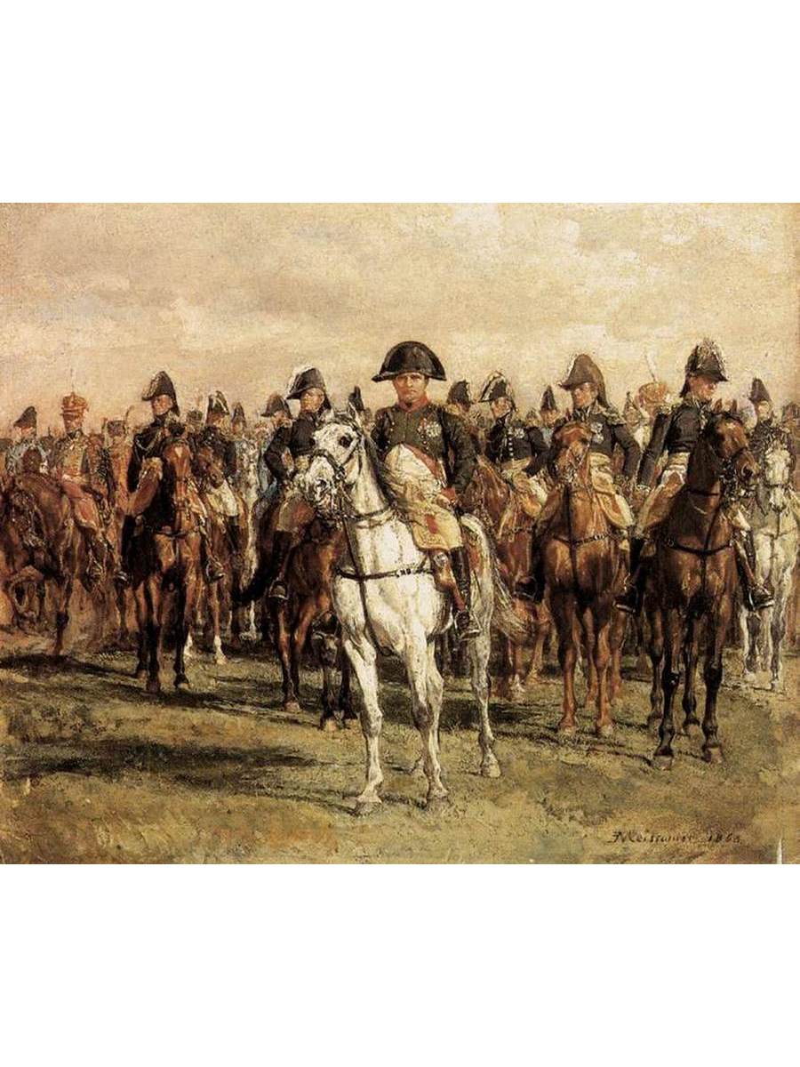

Постер DRABS A3 Месонье Эрнест Napoleon and his Staff
