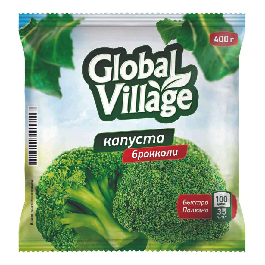 

Капуста брокколи Global Village замороженная 400 г