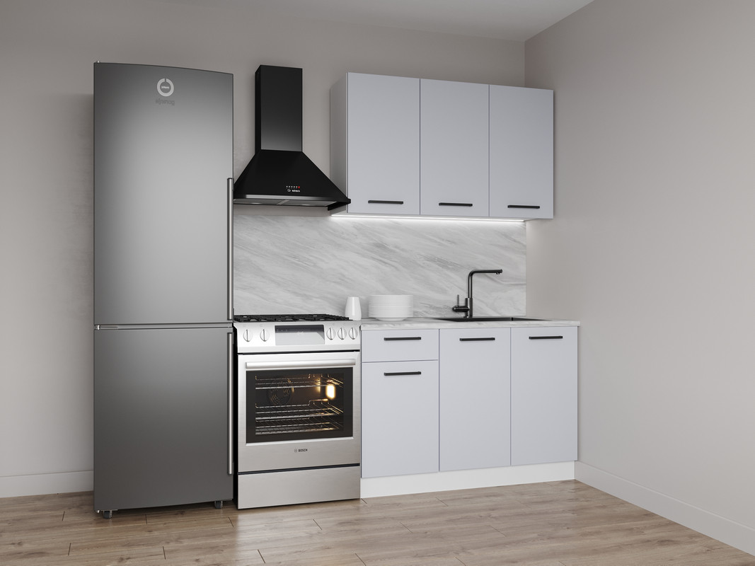 Кухонный гарнитур Sanvut Смоки-1200 столешница 26 мм 35570₽