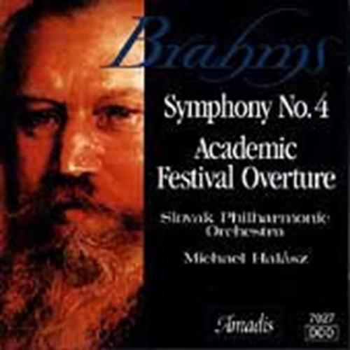 Symphony 4 / Academic Festival Overture - Halasz and Slovak Philharmonic Orchestra (1 CD)