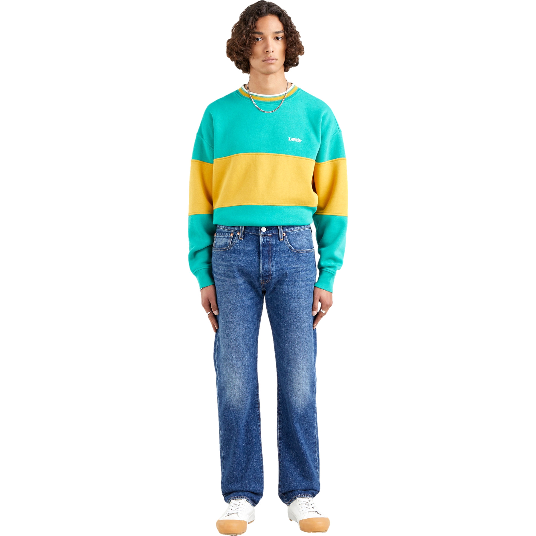 

Джинсы мужские Levi's 00501-3249 синие 32-34, Синий, 501